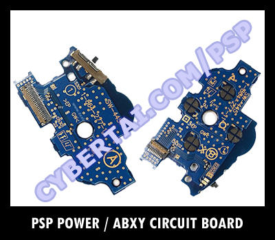 PSP ABXY Buttons Circuit Board Replacement / Power Switch Board 